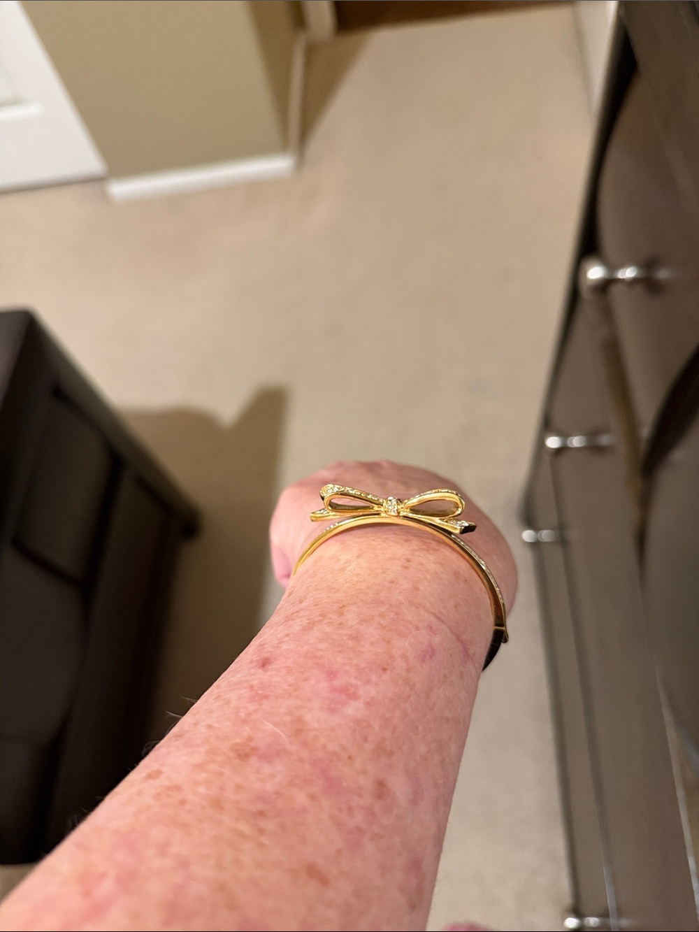 kate spade Gold Bow Pave Crystal Bracelet - Picture 3 of 4